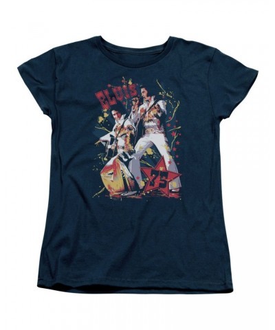 $8.10 Elvis Presley Women's Shirt | EAGLE ELVIS Ladies Tee Shirts