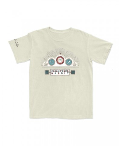 $11.75 Frightened Rabbit Winter of Mixed Drinks Anniversary Album Cover T-Shirt Cream Shirts