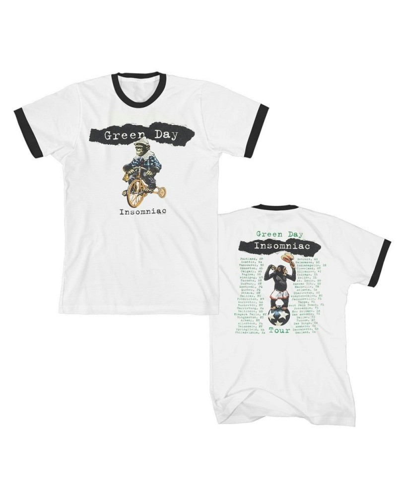 $15.10 Green Day Monkey Ringer T-Shirt Shirts