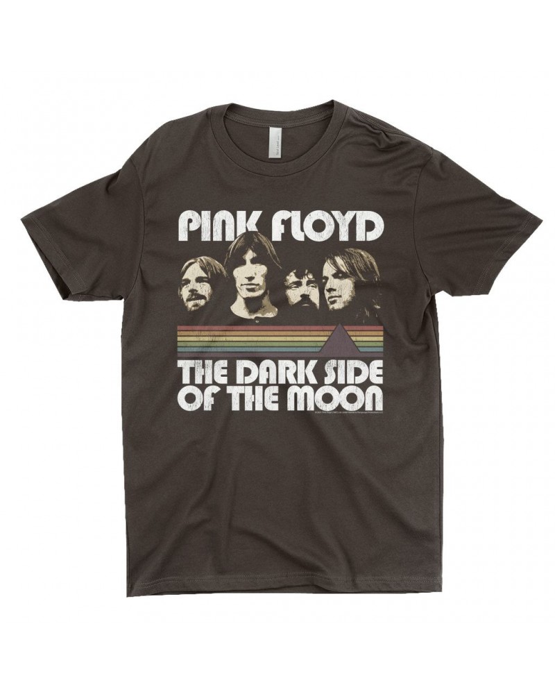 $7.49 Pink Floyd T-Shirt | Dark Side Of The Moon Retro Design Distressed Shirt Shirts