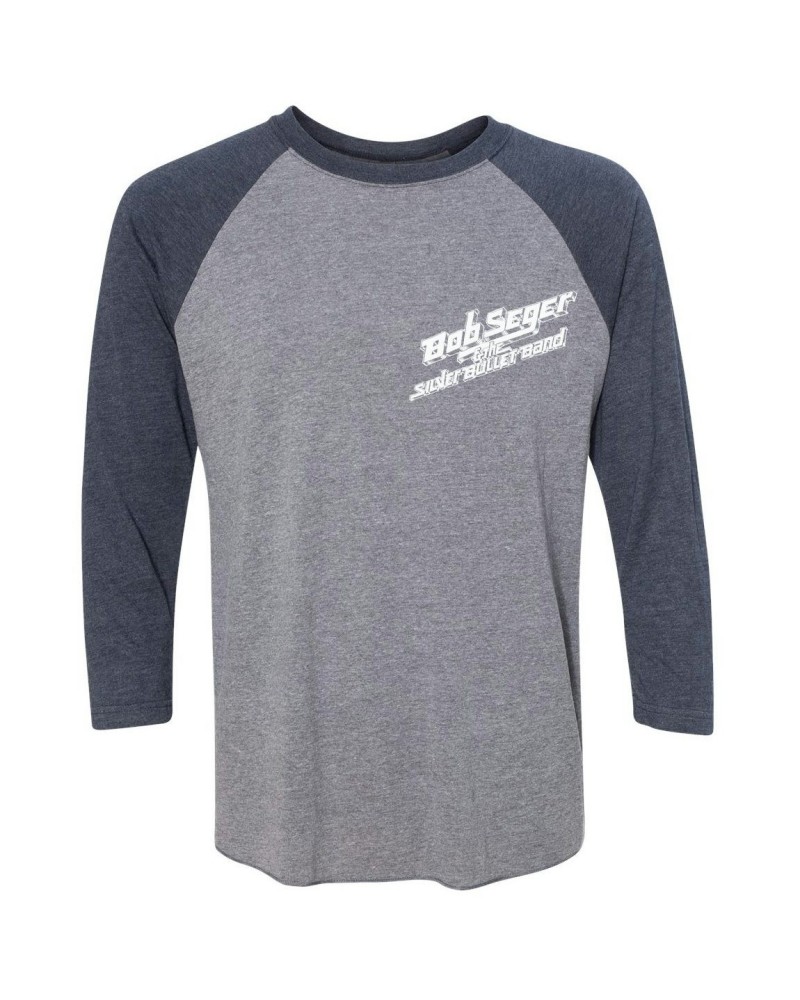 $14.00 Bob Seger & The Silver Bullet Band Night Moves Raglan Shirt Shirts