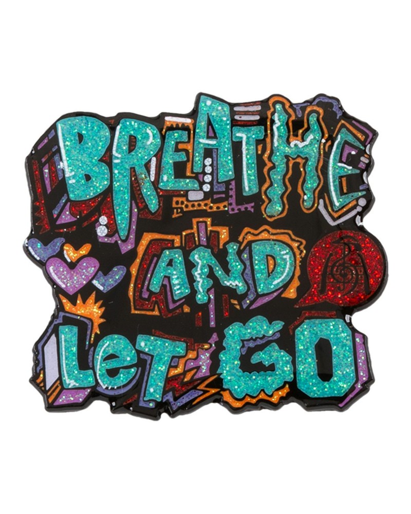 $6.80 Mihali Breathe and Let Go Pin - Glitter Variant Accessories