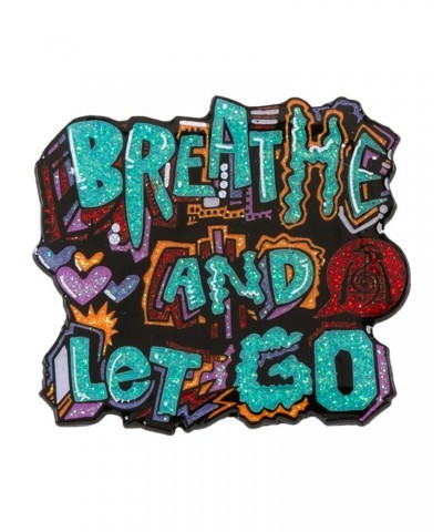 $6.80 Mihali Breathe and Let Go Pin - Glitter Variant Accessories