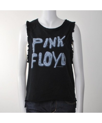 $1.50 Pink Floyd Women's Sleeveless Ruffle Punk Rock T-Shirt Shirts