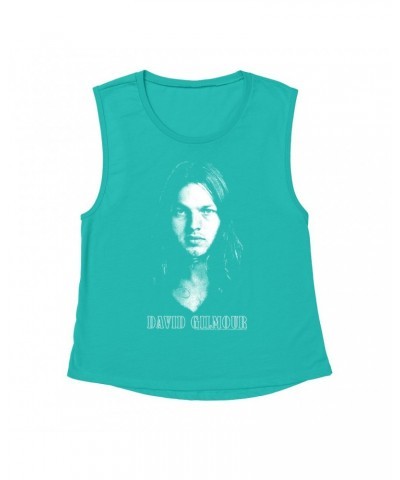 $12.52 David Gilmour Ladies' Muscle Tank Top | Pink Floyd Portrait Shirt Shirts