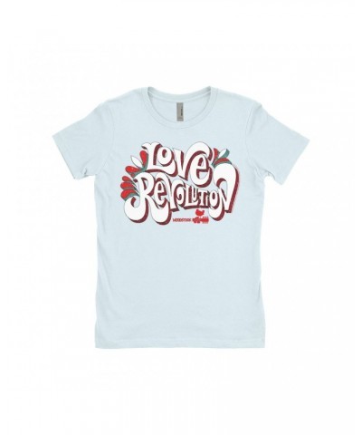 $7.49 Woodstock Ladies' Boyfriend T-Shirt | Love Revolution Design Shirt Shirts