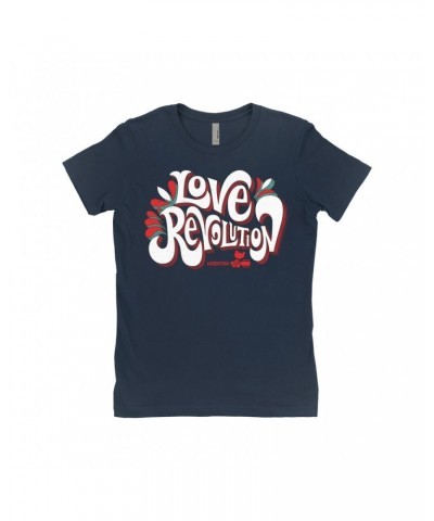 $7.49 Woodstock Ladies' Boyfriend T-Shirt | Love Revolution Design Shirt Shirts