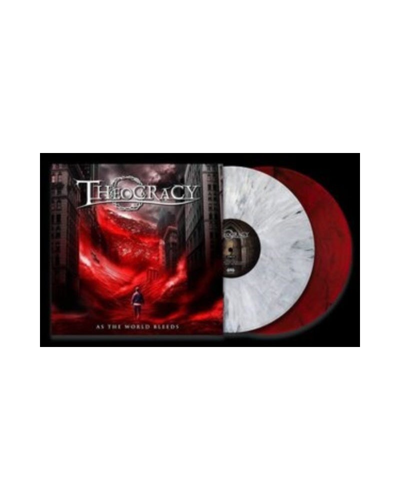 $22.94 Theocracy LP - As The World Bleeds (Ltd.White/Red Vinyl) Vinyl