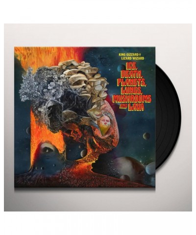 $16.92 King Gizzard & The Lizard Wizard ICE DEATH PLANETS LUNGS MUSHROOMS & LAVA (2LP/RECYCLED BLACK WAX VINYL) Vinyl Record ...