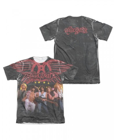 $12.74 Aerosmith Shirt | STAGE (FRONT/BACK PRINT) Tee Shirts