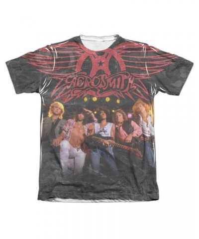 $12.74 Aerosmith Shirt | STAGE (FRONT/BACK PRINT) Tee Shirts