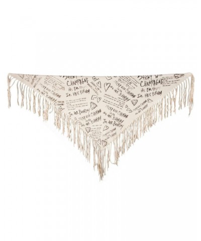 $26.40 Semi Precious Weapons Lyrics Fringe Scarf Accessories