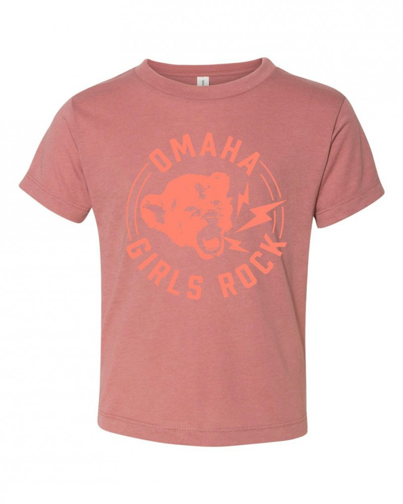 $7.60 Bright Eyes Omaha Girls Rock | Cub Youth T-Shirt Kids