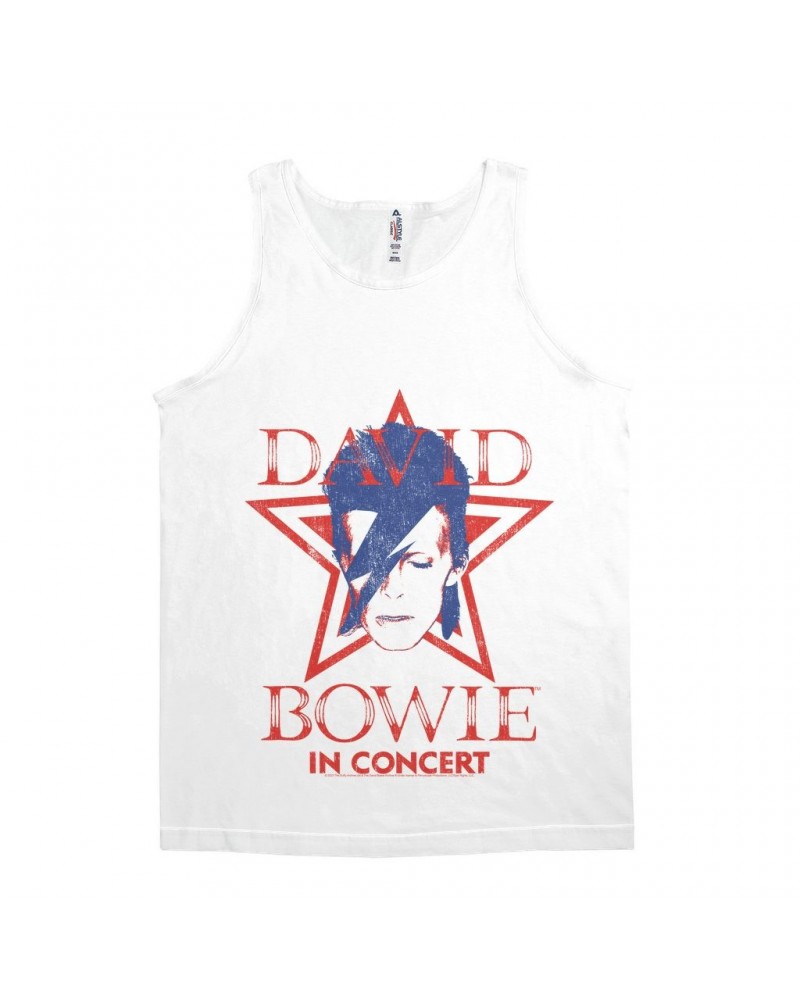 $9.98 David Bowie Unisex Tank Top | Aladdin Sane Star Power Shirt Shirts