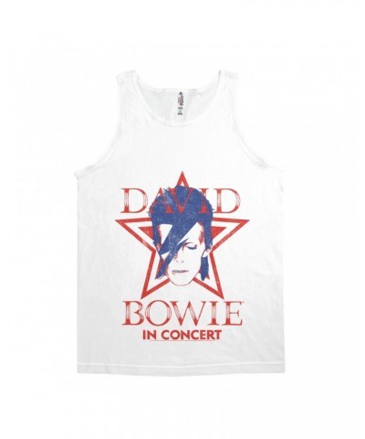 $9.98 David Bowie Unisex Tank Top | Aladdin Sane Star Power Shirt Shirts