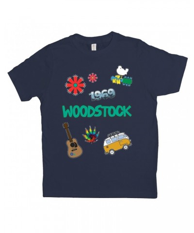 $11.25 Woodstock Kids T-Shirt | Patches Design Kids Shirt Kids