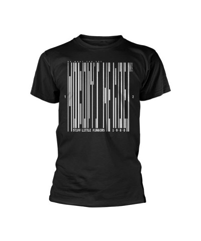 $10.45 Stiff Little Fingers T-Shirt - Barcode (Black) Shirts