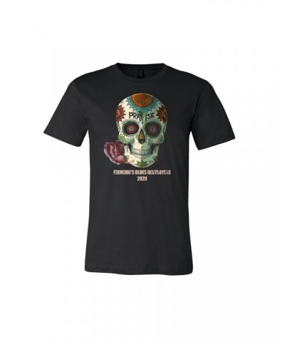 $10.75 Frenchie's Blues Destroyers Praise Skull Tee Shirts