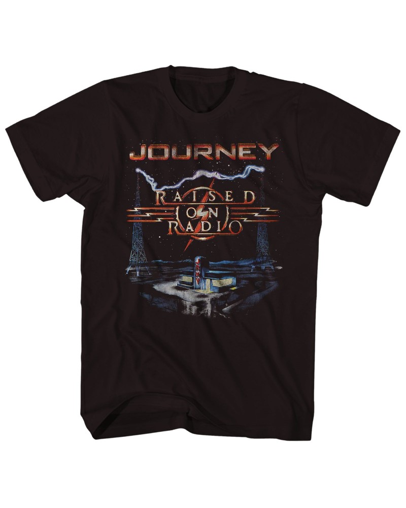 $9.73 Journey T-Shirt | Raised On The Radio Album Cover Art Shirt Shirts