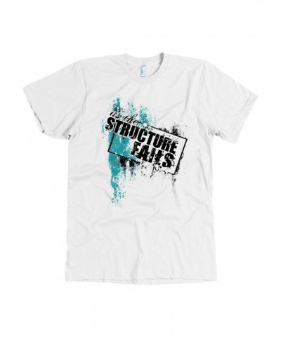 $16.00 As The Structure Fails Splatter Tee Shirts